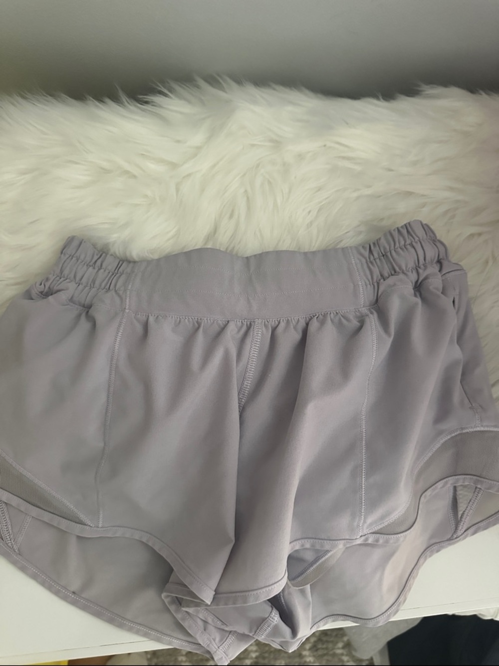 Lululemon Lavender Dew Hotty Hot Shorts